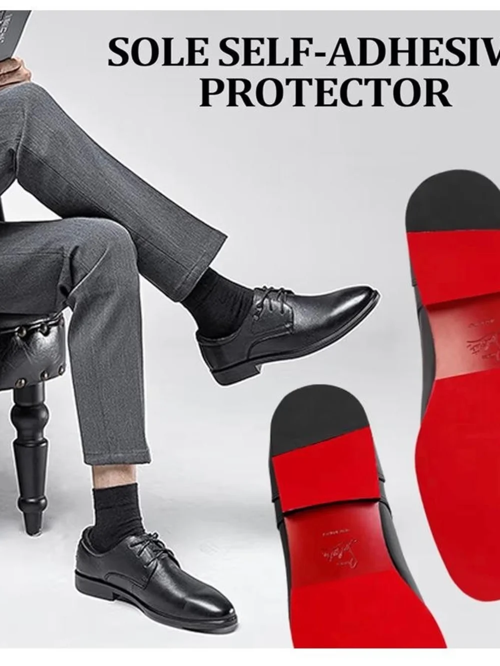 Red Women's Shoe Sole Protectors - Universal Fit